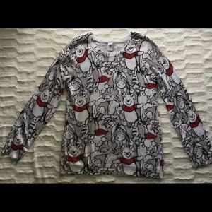 Disney Winnie the Pooh & Eeyore women grey sweater